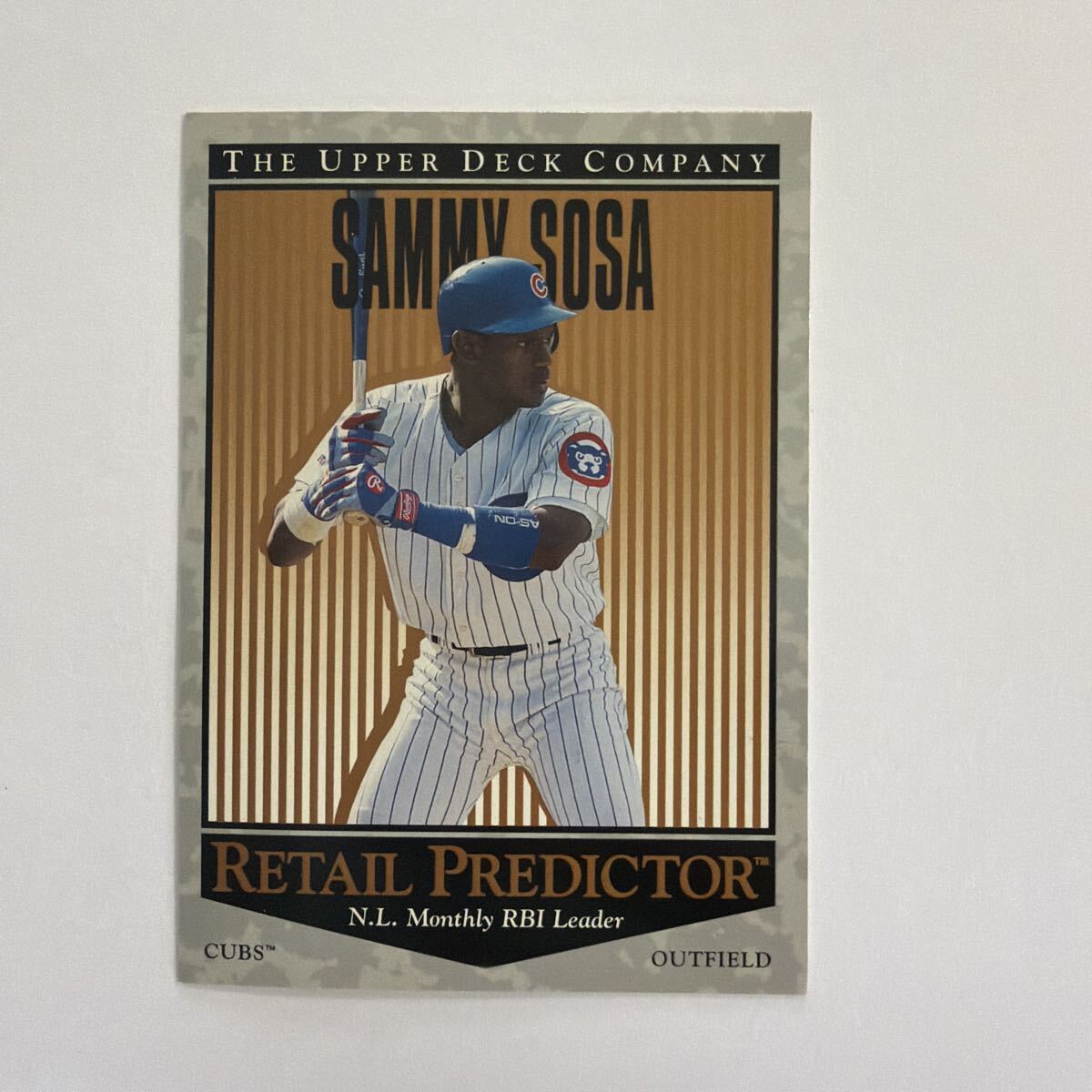 THE UPPER DECK COMPANY SAMMY SOSA RETAIL PREDICTOR CUBS Sammy Sosa 野球カード トレーディングカード拍卖