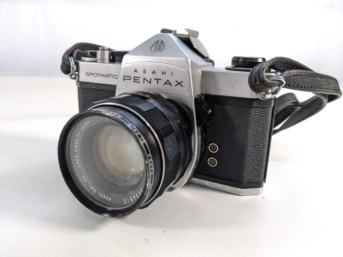 PENTAX ペンタックス SPOTMATIC /Super-TAKUMAR 1:1.8/55 フィルム一眼レフカメラ カメラ_AGO_D0528-G004拍卖