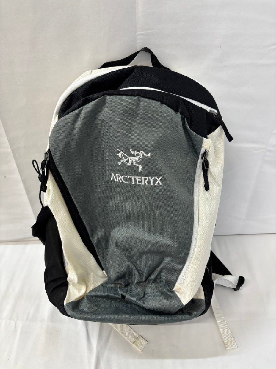 【1P103】1円スタート リュック バックパック ARC’TERYX アークテリクス HELIAD ヒリアド 15L ホワイト×グレー BEAMS ビームス 現状品拍卖