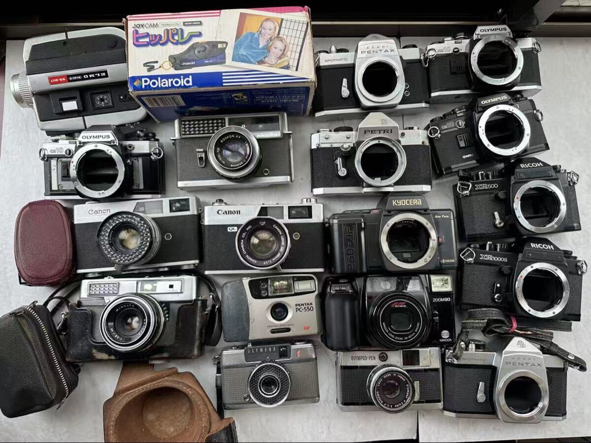 Canon PENTAX Nikon OLYMPUS MINOLTA Konica フィルムカメラ レンジファインダー カメラ レンズ まとめ F02拍卖