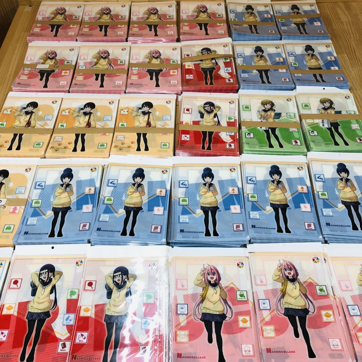 AZ51890 まとめ 未開封品 ゆるキャン△ クリアファイル 各務原なでしこ 大垣千明 志摩リン 犬山あおい斉藤恵那 約36kg拍卖