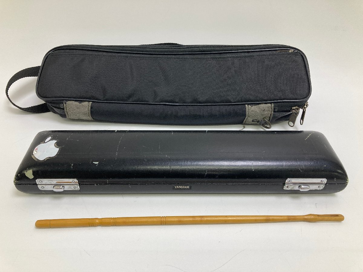 【5-7-3518】YAMAHA ヤマハ フルート YFL-711 頭部管 EC-L SILVER 925 銀製 Eメカ付き ハードケース付き 管楽器 吹奏楽拍卖