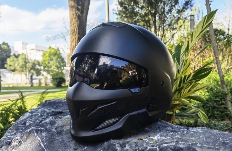 オートバイバイクヘルメット ハーフヘルメット フルフェイスヘルメット 防水 防寒 防風 通気性 DOT規格品 艶消し黒 XLサイズ zchw0793.3拍卖