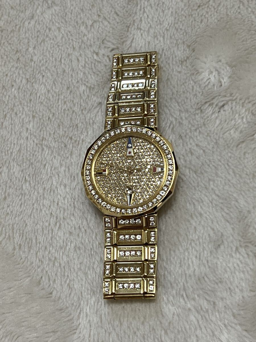 CORUM コルム アドミラルズカップ 18K 全面ダイヤ 美品 腕時計 クォーツ 美品拍卖
