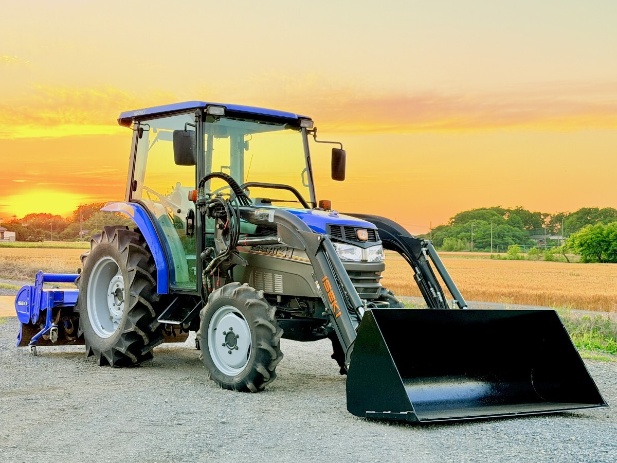 イセキ トラクター AT41 ★ 782h 時間★41馬力 フロントローダー ★ハイスピード★パワステ★ 2WD/4WD 拍卖