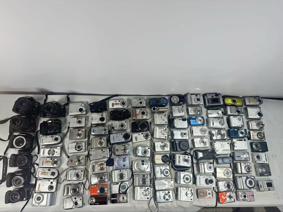 202606051 Canon Nikon FUJIFILM 各メーカー デジタルカメラ まとめ100台売り 動作未確認120拍卖