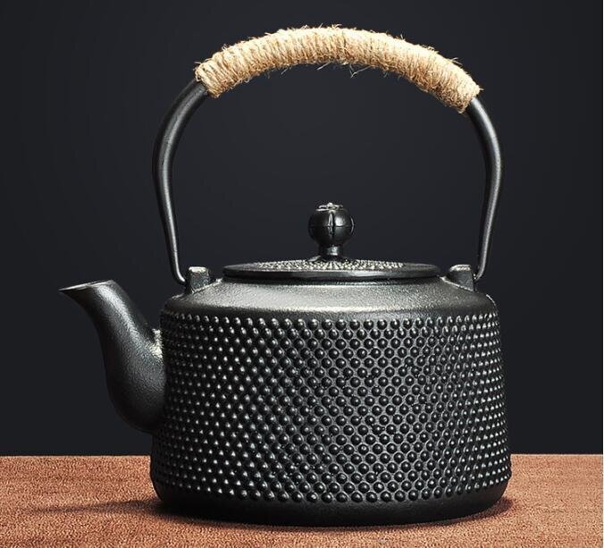 老鉄瓶コーティングなしお茶セット 手作りやかんを沸かす★お茶を入れる 鉄器◆茶道具拍卖