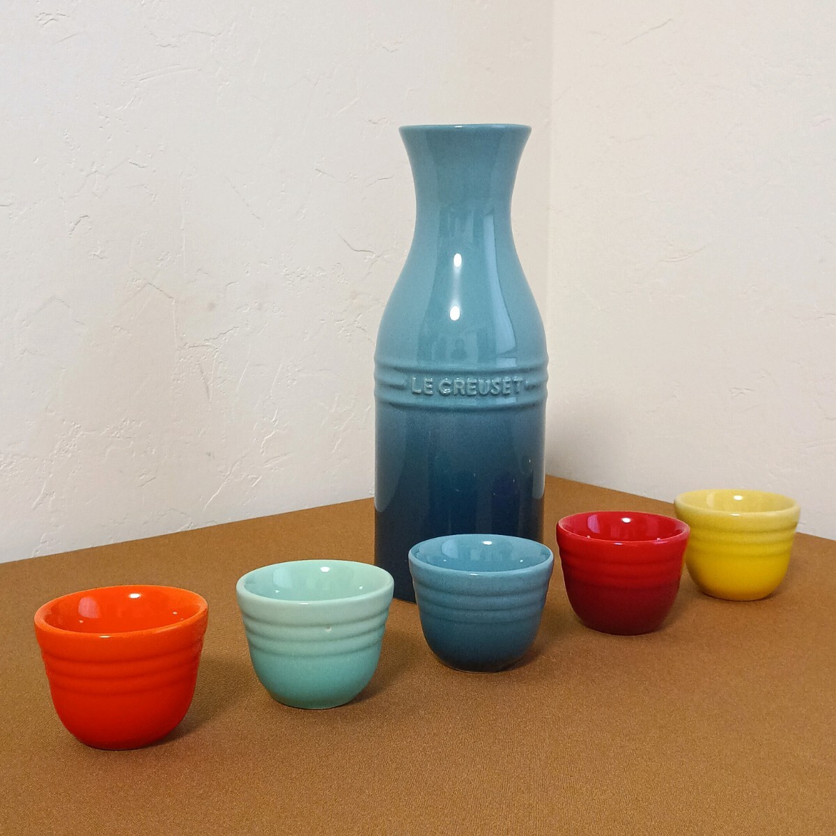 LE CREUSET ルクルーゼ カラフェ1/カップ5/ SaKe Set 未使用品拍卖