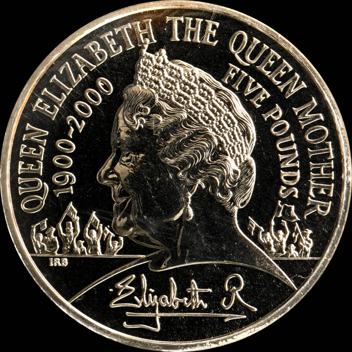 ★土終【PCGS MS67 P社準最高鑑定】2000年 イギリス 5ポンド クイーンマザー Cu/Ni 完全未使用 //世界コイン 古銭 貨幣【決済期限火曜日】拍卖