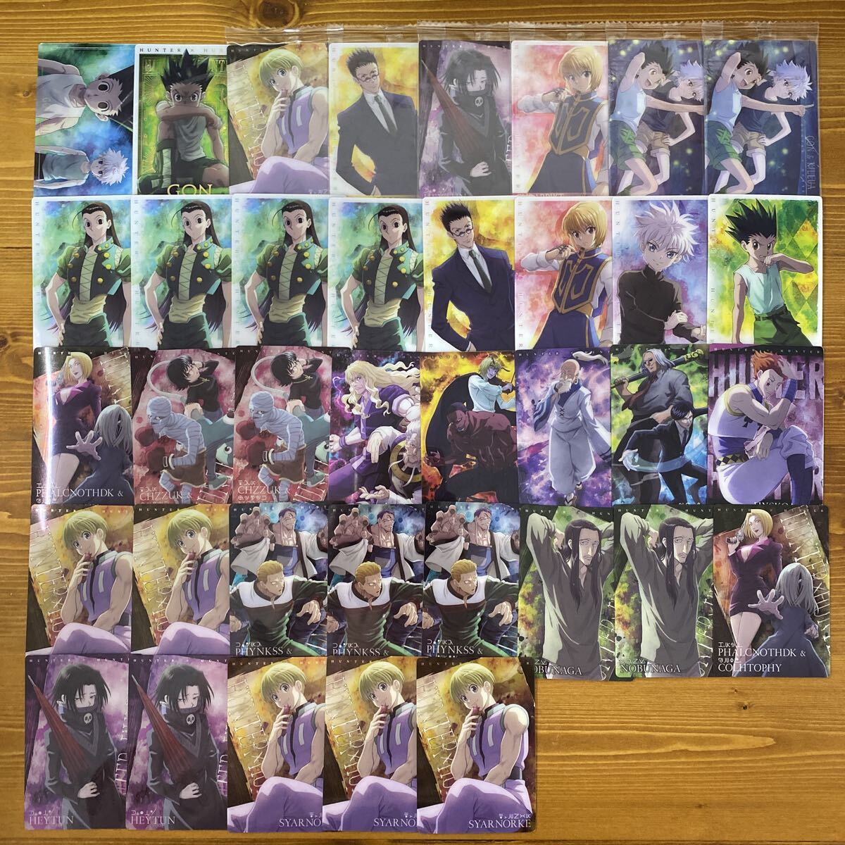 【m221】HUNTER×HUNTER イタジャガ まとめ売り 37枚拍卖