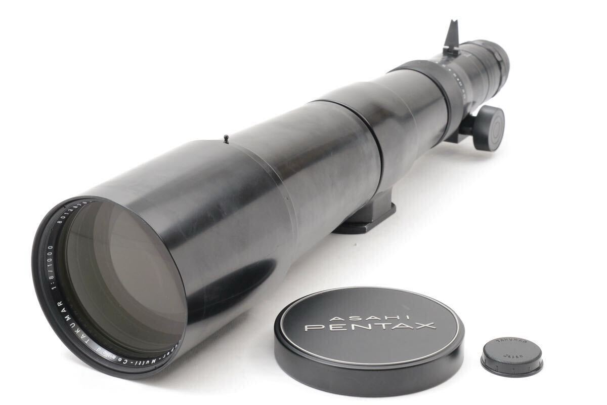 ◎希少美品◎ PENTAX Super-Multi-Coated TAKUMAR 1:8/1000 ブラック ペンタックス M42マウント レンズ【キャップ付き】#1041拍卖
