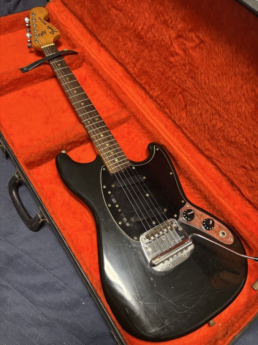■1,000円~売り切り■Fender USA MUSTANG 1978年製■BLK■稀少フルオリジナル■ムスタング■拍卖