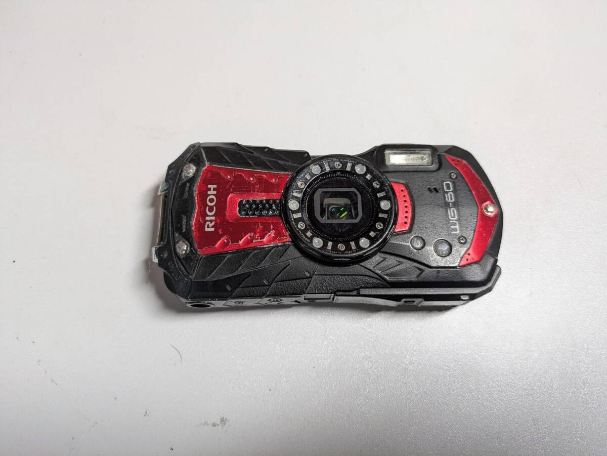 RICOH リコー WG-60 ブラック 防水14m 防塵 耐衝撃 CALSモード搭載 動作確認済 付属品多数 デジカメ アウトドア 現場用拍卖