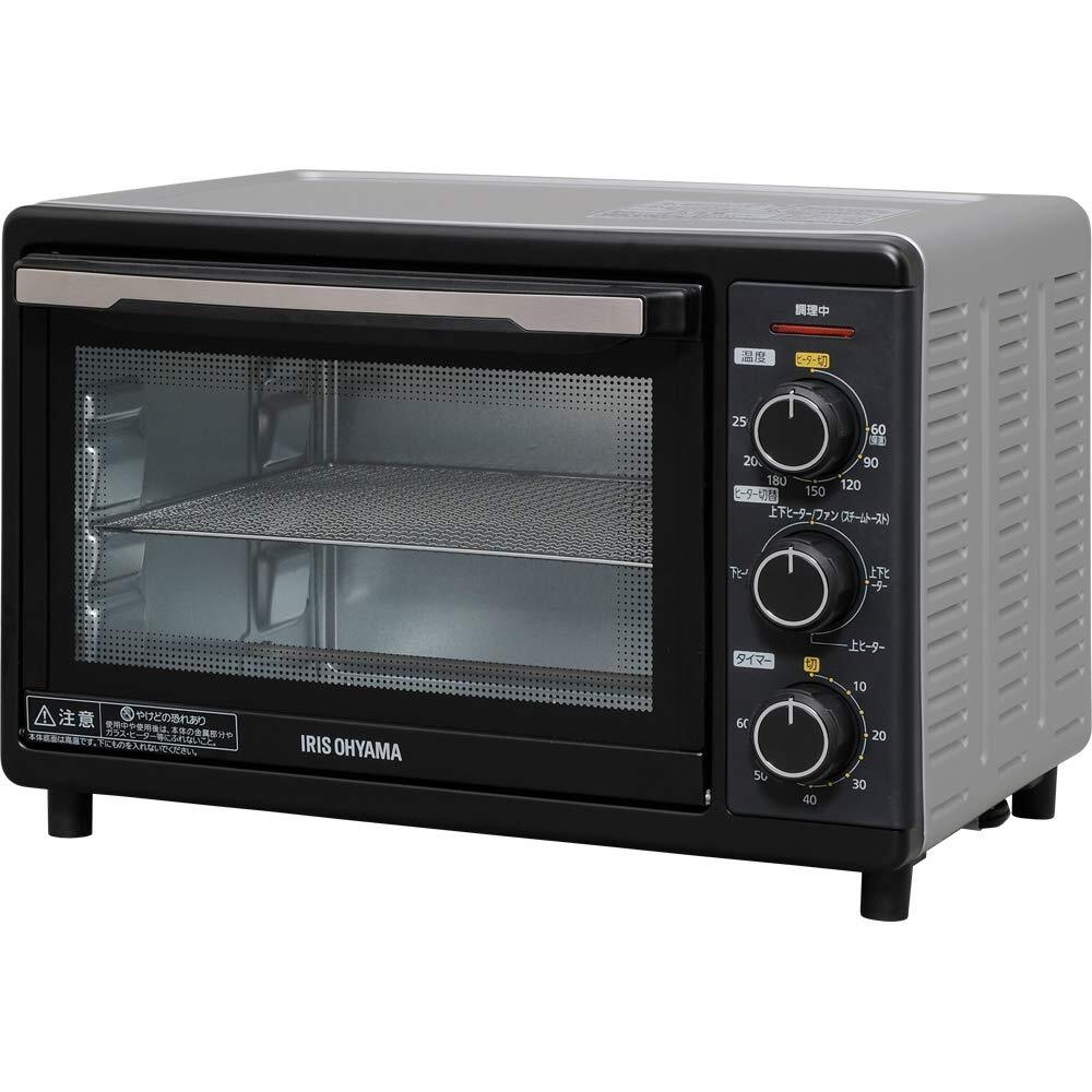 アイリスオーヤマ コンベクションオーブン ノンオイルフライヤー スチームトースター シルバー FVC-D15B-Skk拍卖