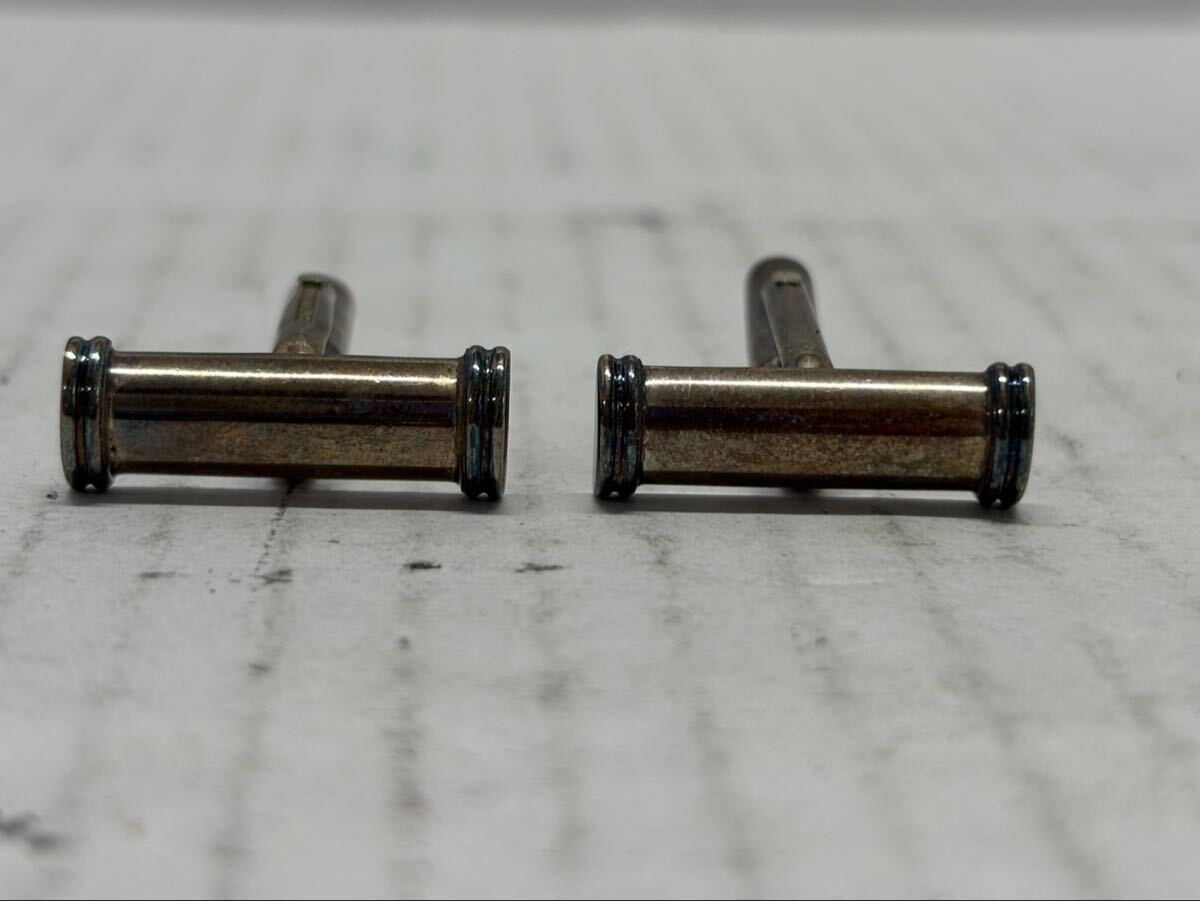 1円 Tiffany&co カフスボタン 925/750 コンビ 小物 アクセサリー メンズ スーツ silver925 k18 拍卖