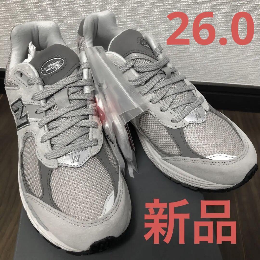 新品未使用品 ニューバランス new balance ML2002 RO GRAY スニーカー 26.0 cm 靴 ライト グレー メンズ レディース ユニセックス拍卖