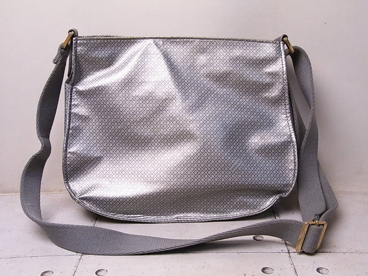 GHERARDINI/ゲラルディー ショルダーバッグ SOFTYシリーズ シルバーカラー USED拍卖