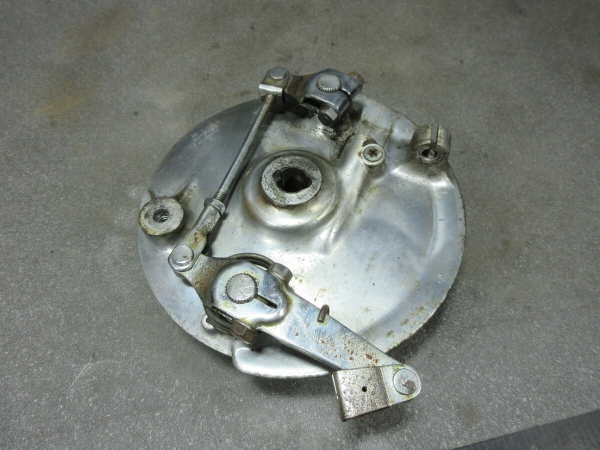 C【E3276】ホンダ CL125 フロントドラムブレーキパネル スピードメーターギア 希少美品!! 【茨城発】CL125K/同梱多いほど送料お得!!.CB125K拍卖