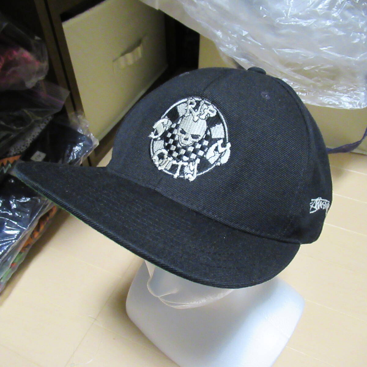 ★即決送込★激レアコラボ CAP STUSSY x RIPCITY ステューシー キャップ hat 帽子 ハット リップシティ skate スケート拍卖