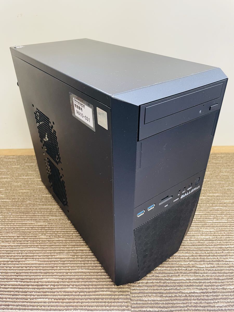 ∞ Dospara GALLERIA ガレリア ドスパラ PCケース デスクトップパソコン 750W 80 PLUS SILVER 電源コード無し 通電のみ確認済み拍卖