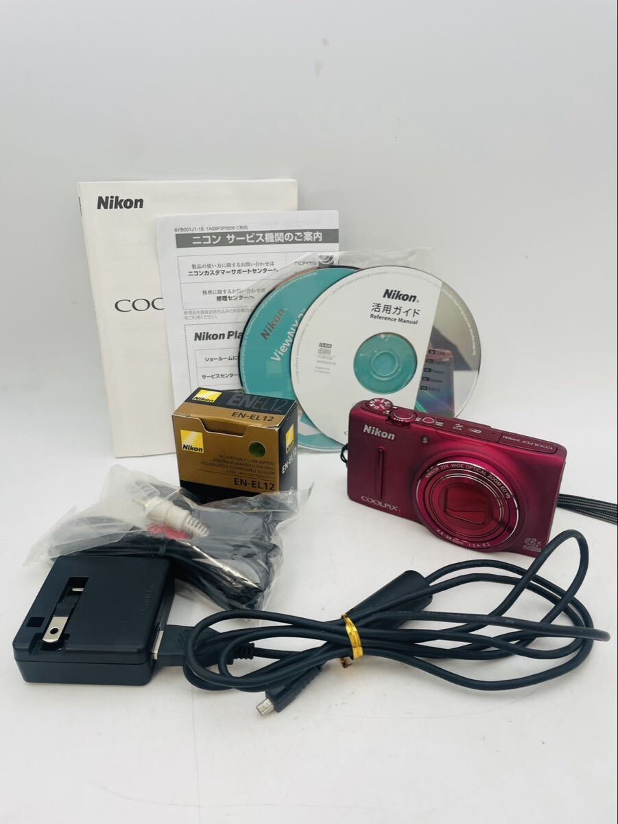 △ Nikon COOLPIX S9500 ニコン クールピクス コンパクトデジタルカメラ チャージャー欠品 説明付き 動作未確認拍卖