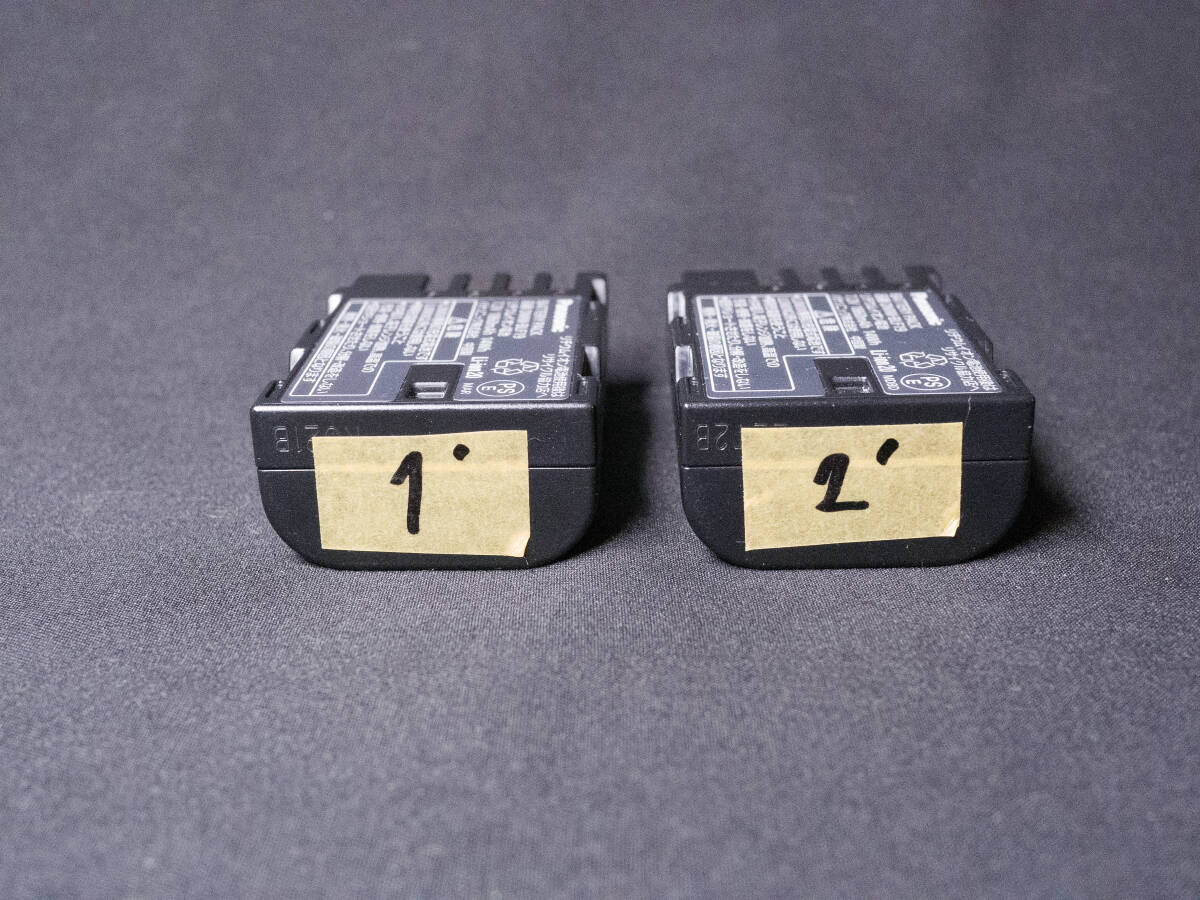 2個セット 純正 バッテリーパック DMW-BLF19 整理No.0102拍卖