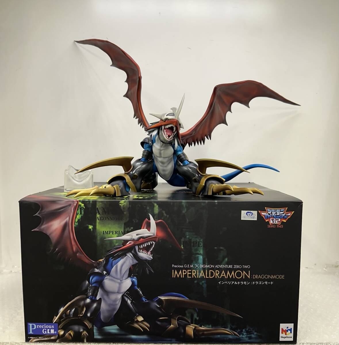 Precious G.E.M. シリーズ デジモンアドベンチャー 02 インペリアルドラモン ドラゴンモード フィギュア メガハウス 260615SK280271拍卖
