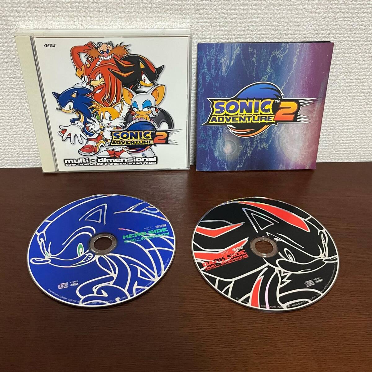 m928-0110-16 SONIC ADVENTURE 2 ORIGINAL SOUND TRACK multi dimensional ソニックアドベンチャー2 サウンドトラックCD SEGA セガ拍卖