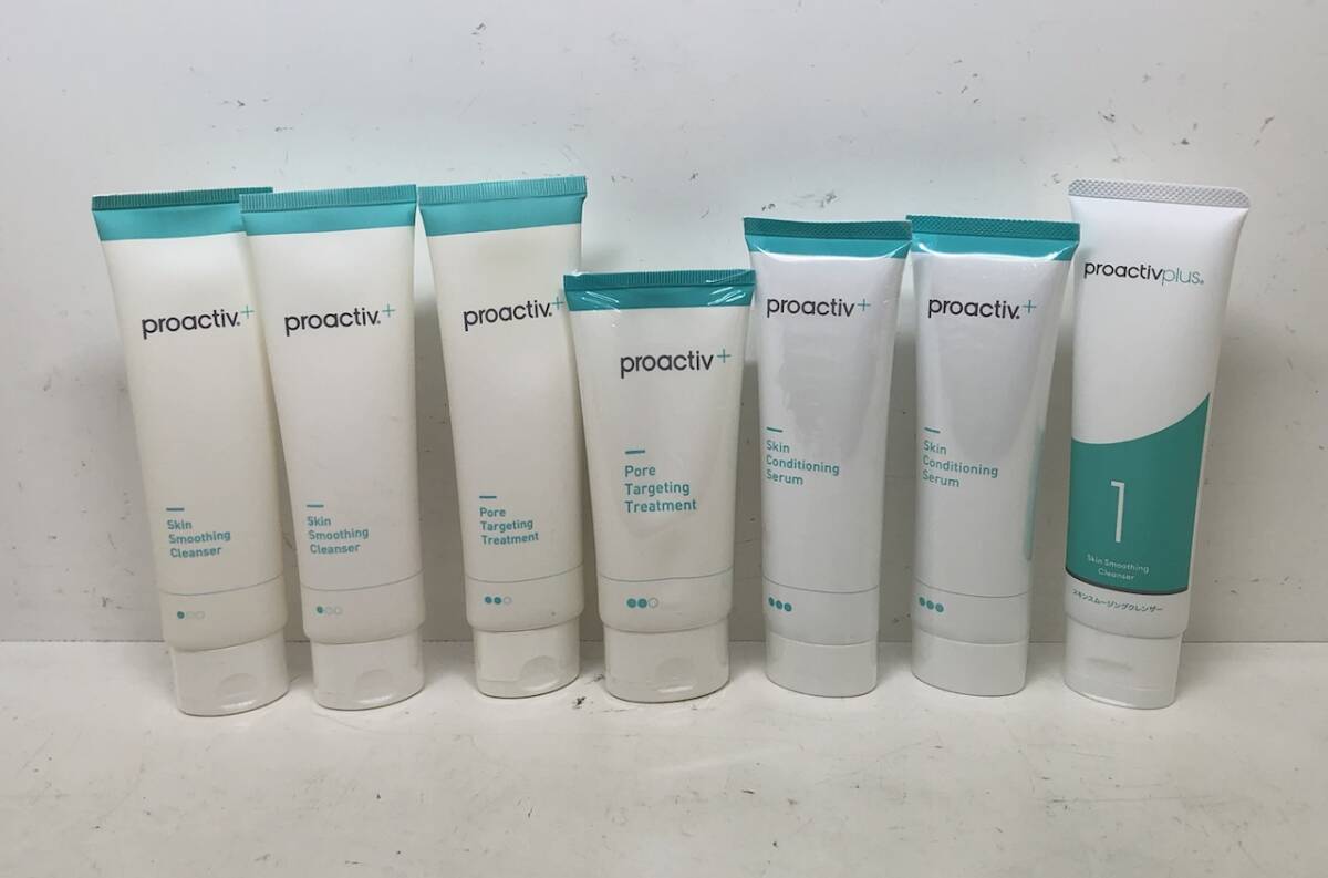 【未開封品】 プロアクティブ plus 薬用洗顔料×3本 薬用美容液×2本 薬用ジェル状クリーム×2本 セット 260526SK030334拍卖