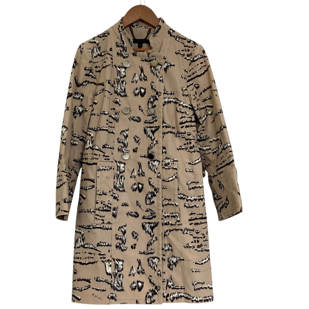 良品 MARC BY MARC JACOBS マークバイマークジェイコブス ベルテッド ダブルブレストコート S ベージュ拍卖