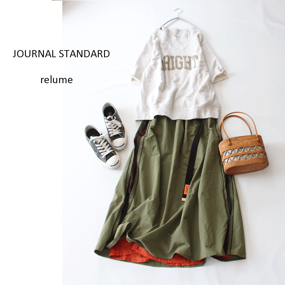 JOURNAL STANDARD relumeジャーナルスタンダード★ブライトオフショルロゴスウェットプルオーバー★拍卖