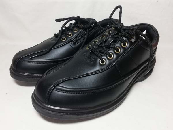 デイリーユース カジュアルシューズ 黒 26.0cm(4E) 軽量/防滑/エアソール/ビジカジ拍卖