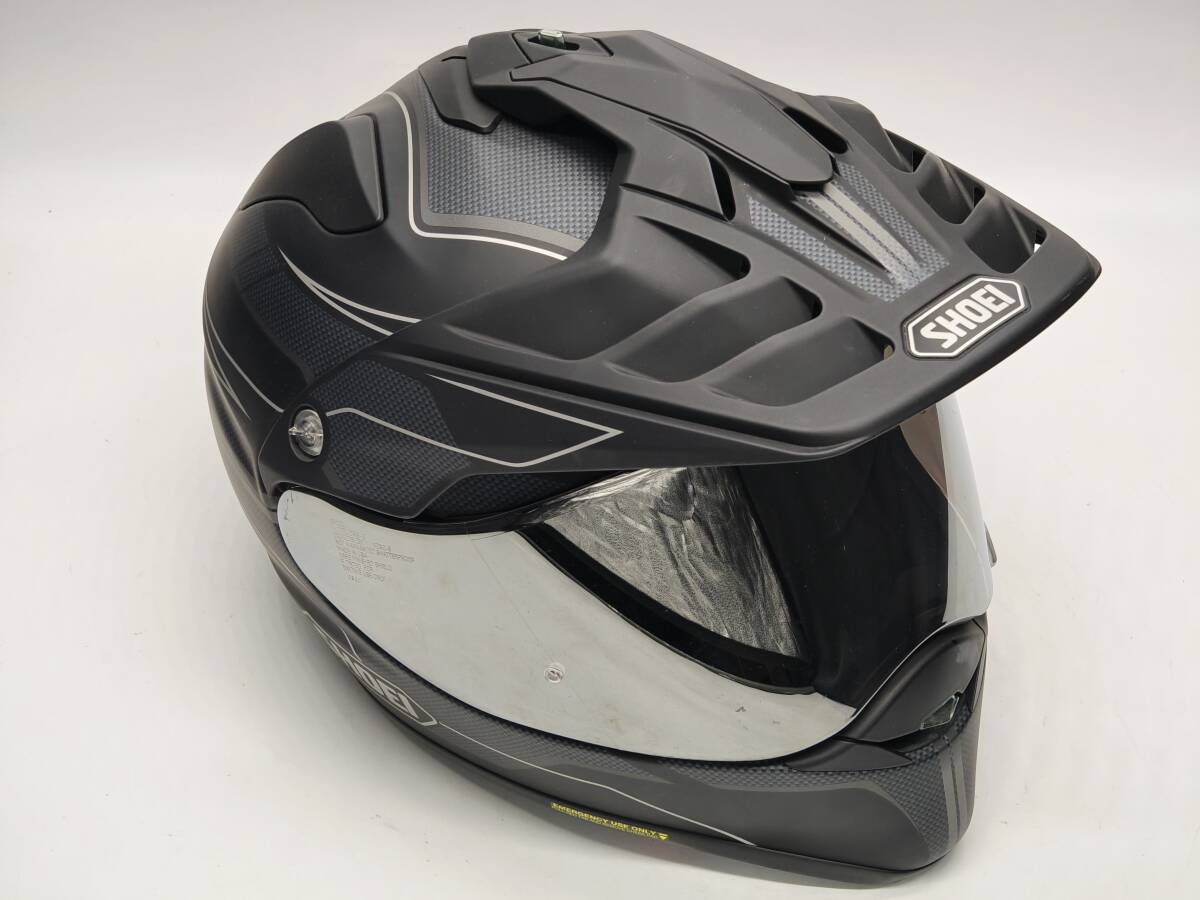 SHOEI ショウエイ HORNET ADV NAVIGATE ナビゲート GREY/BLACK マットカラーオフロードヘルメット Lサイズ拍卖