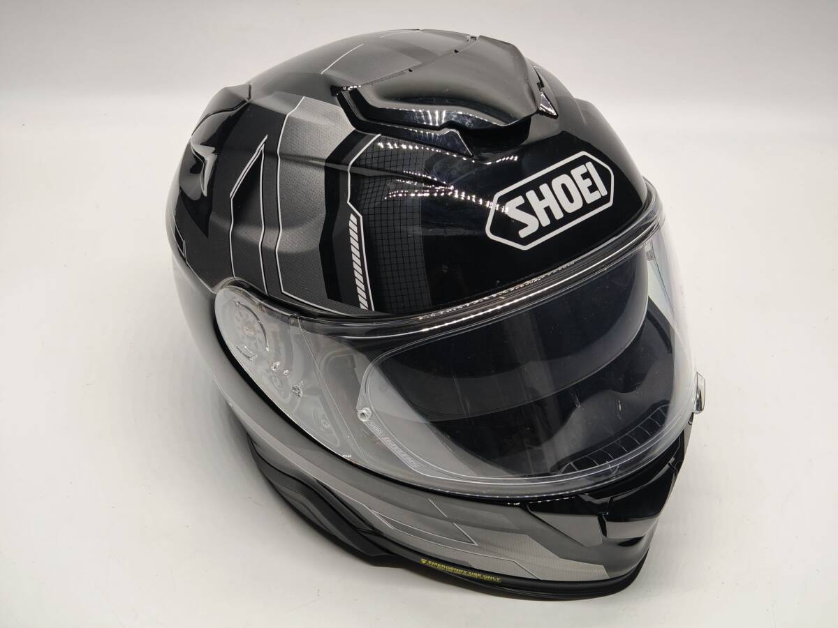 SHOEI ショウエイ GT-Air II APERTURE アパーチャー SILVER/BLACK GT-AIR2 フルフェイスヘルメット Lサイズ拍卖