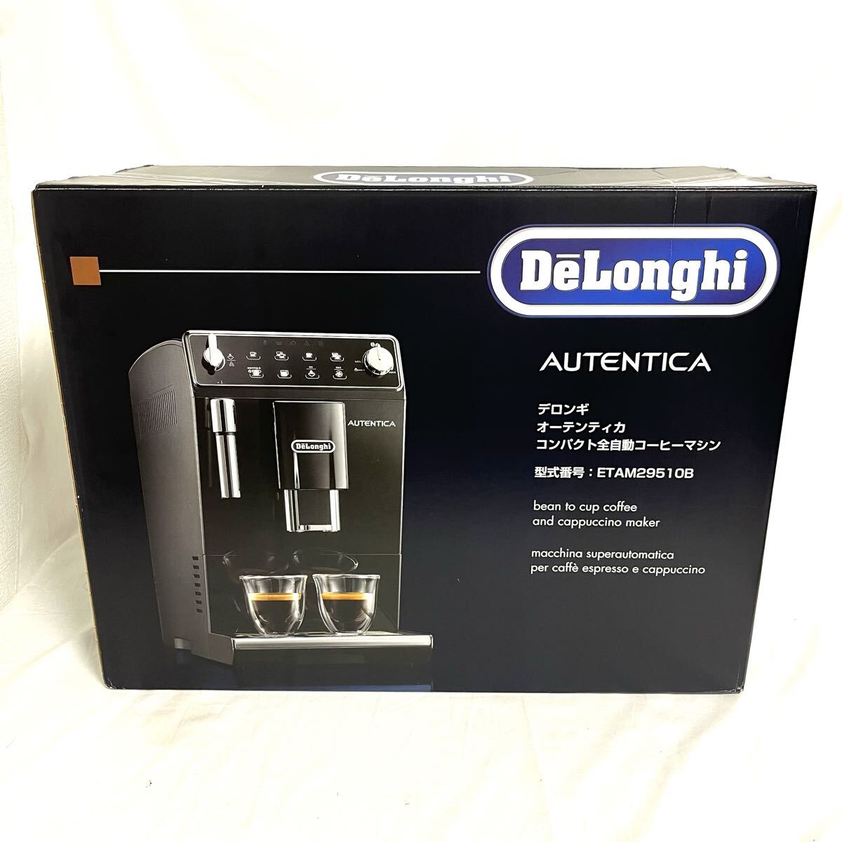 【新品未使用品】DeLonghi コンパクト全自動コーヒーマシン オーテンティカ ETAM29510B デロンギ 拍卖