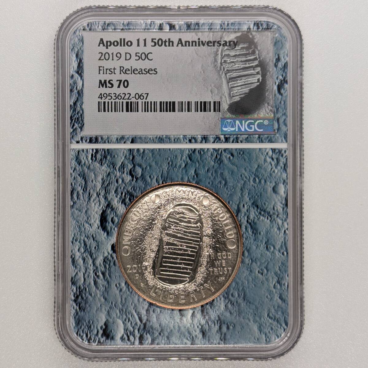 【1円スタート!!】【鑑定 MS70★アポロ50周年記念コイン】 2019年 アメリカ アポロ11号 50セント NGC MS70 金貨 銀貨 多数出品中拍卖
