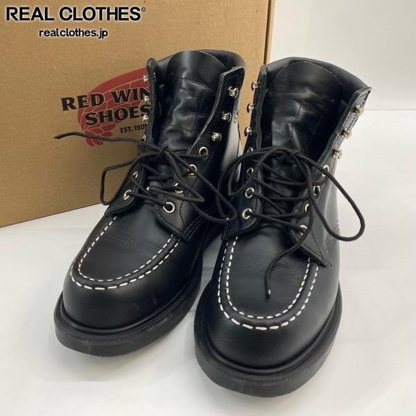 RED WING/レッドウィング SUPERSOLE MOC TOE/スーパーソール 羽タグ モックトゥブーツ 8133/8E /080拍卖