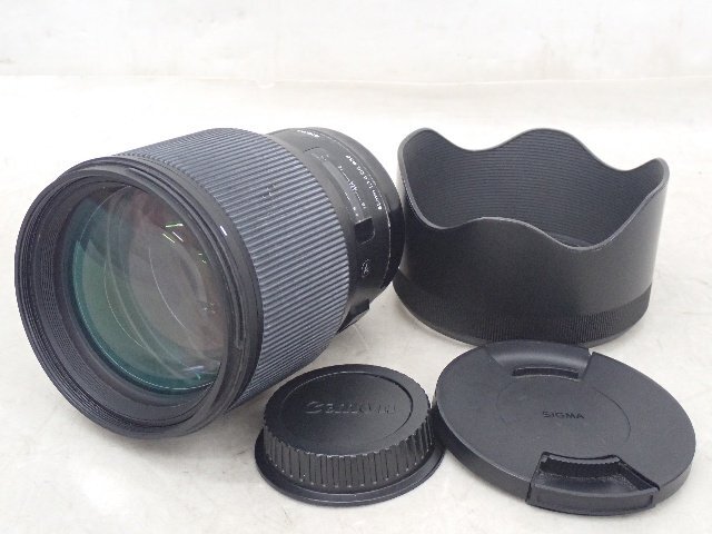 SIGMA 単焦点レンズ 85mm F1.4 DG HSM キャノンEFマウント用 シグマ ▽ 76000-7拍卖