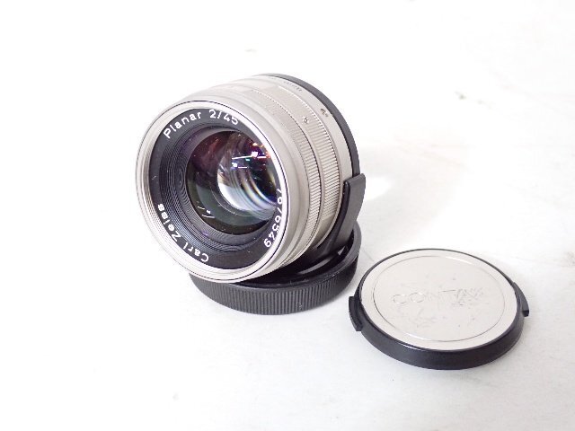 Carl Zeiss カールツァイス 単焦点レンズ Planar 45mm F2 T* プラナー コンタックスGマウント ★ 7613E-2拍卖