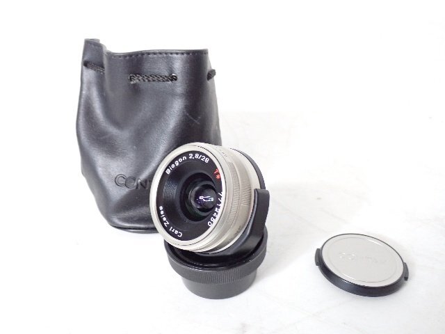 Carl Zeiss カールツァイス 単焦点レンズ Biogon 28mm F2.8 T* ビオゴン コンタックスGマウント ★ 7613E-3拍卖