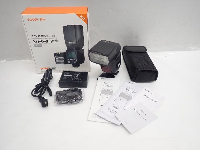 Godox ゴドックス V860II-S TTLストロボ ソニーEマウント用フラッシュ 元箱付き ∩ 75E9B-2拍卖