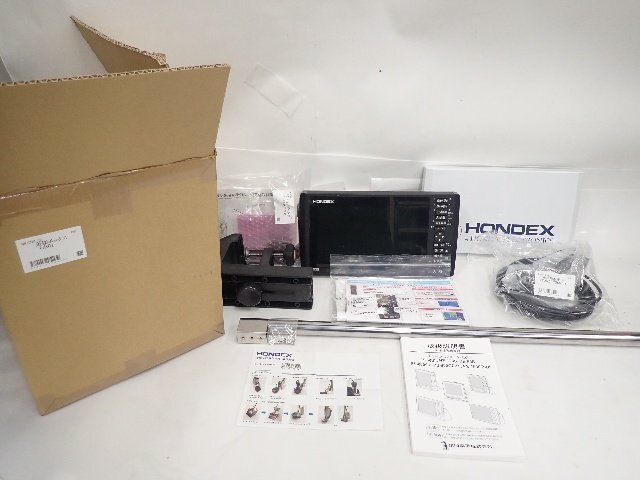 【開封未使用品/通電のみ確認】HONDEX ホンデックス HE-90S 振動子 TD25付 GPS 魚群探知機 ∀ 76028-1拍卖