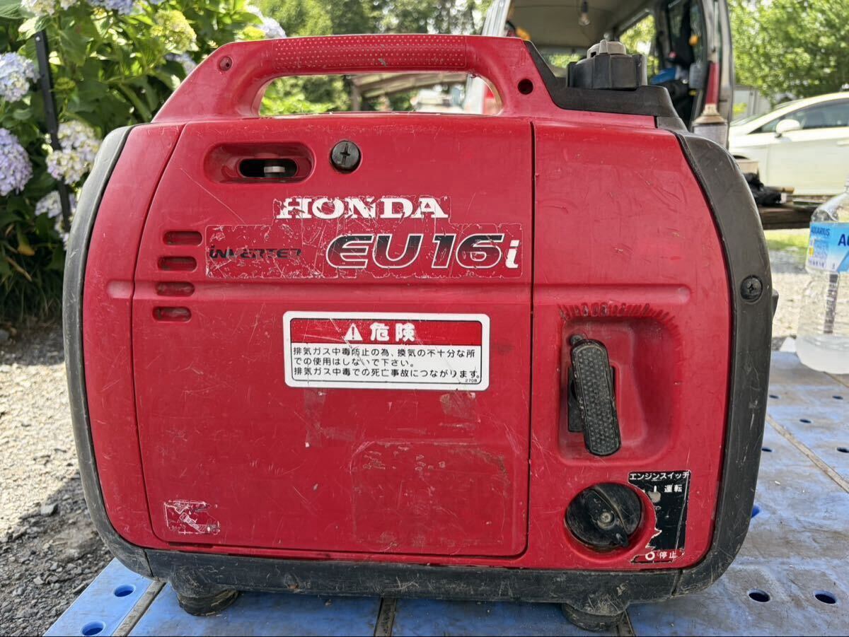 引き取り限定/ HONDA EU16i インバーター発電機 作動確認済み ポータブル発電機 拍卖
