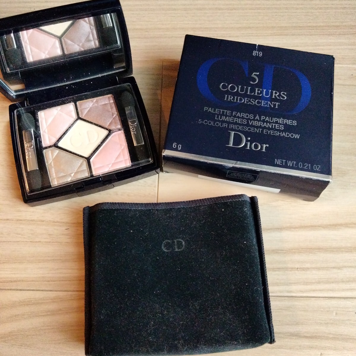 Dior ディオール アイシャドウ サンク クルール イリディセント 819 ラブリーピンク拍卖