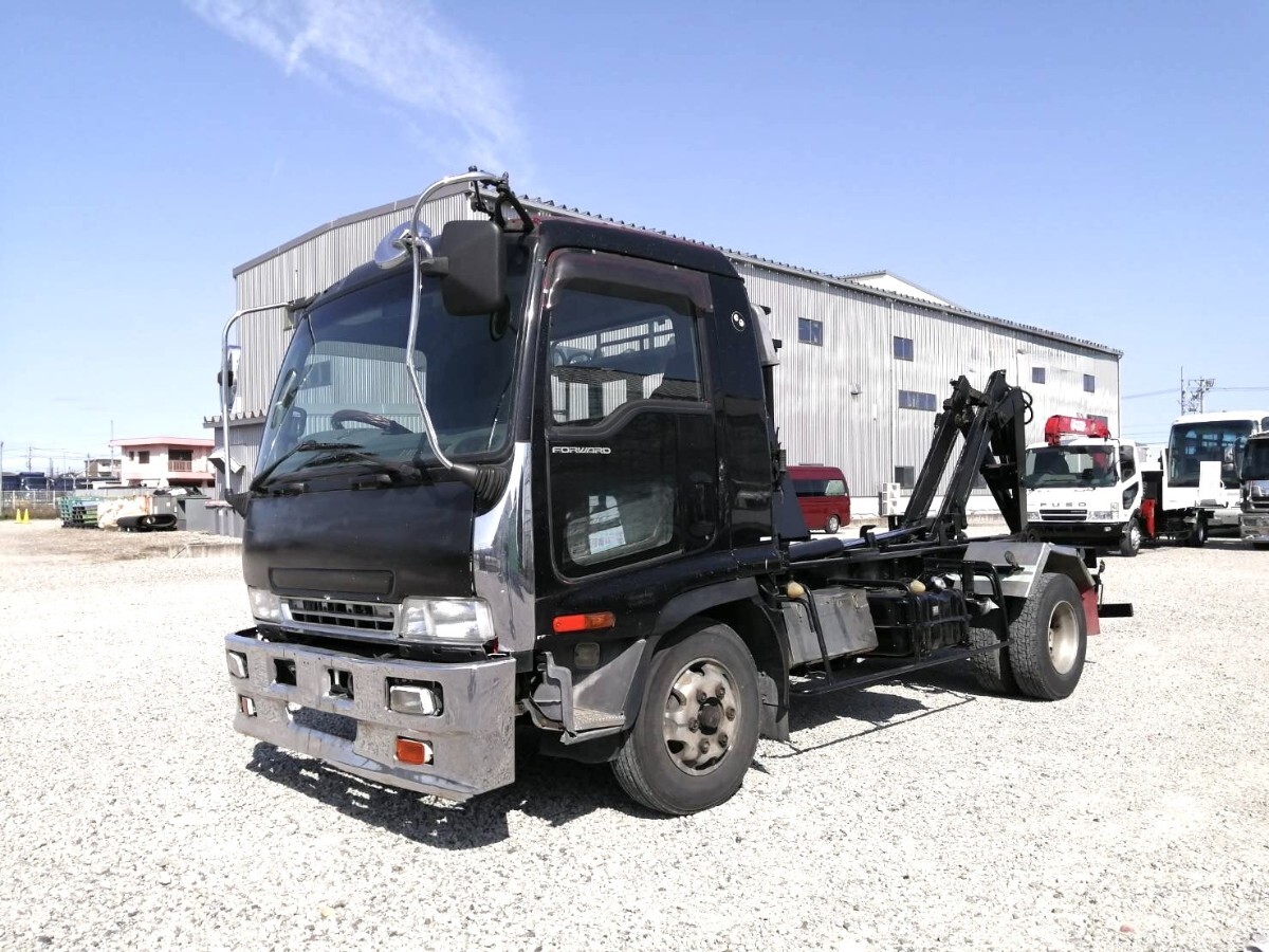 平成17年 いすゞ フォワード 新明和製アームロール 6万km台 nox.pm適合 MT ETC拍卖