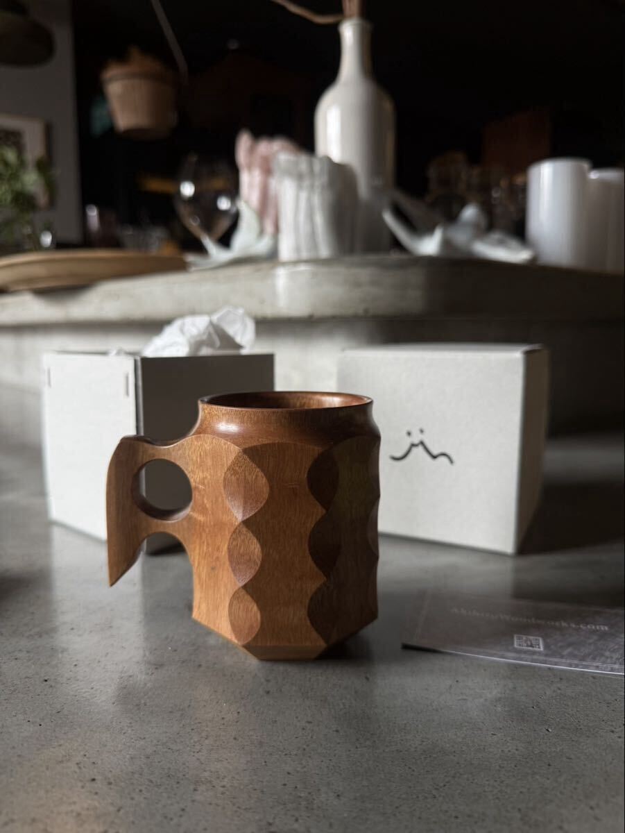 JINCUP ジンカップ 木工品 マグカップ L 新品 AKIHIRO WOODWORKS JINCUP Shizuku 雫 ジンカップ拍卖