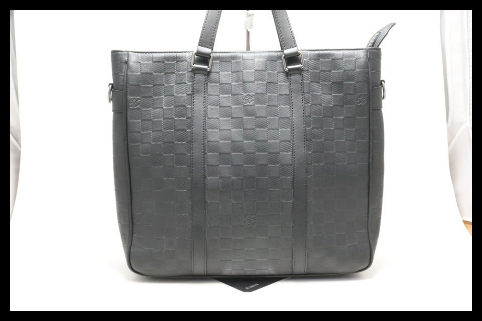 ■LOUIS VUITTON ダミエアンフィニ タダオPM レザー トートバッグ ルイヴィトン ■0611pl183-6D拍卖