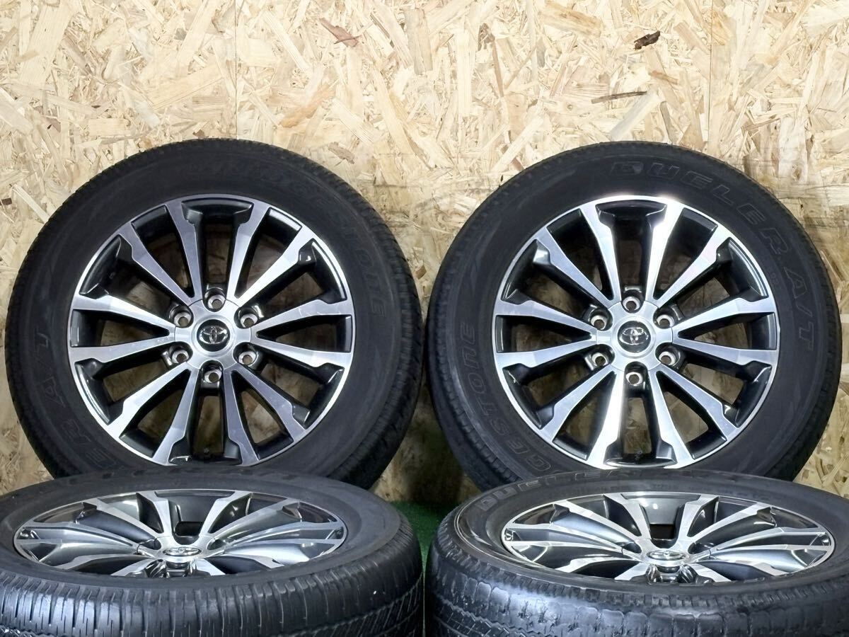【ホイール美品!!】トヨタ 150ランドクルーザープラド TZ-G 純正 19in 7.5J +25 PCD139.7 デューラー A/T 265/55R19 車検 純正戻し 即納拍卖