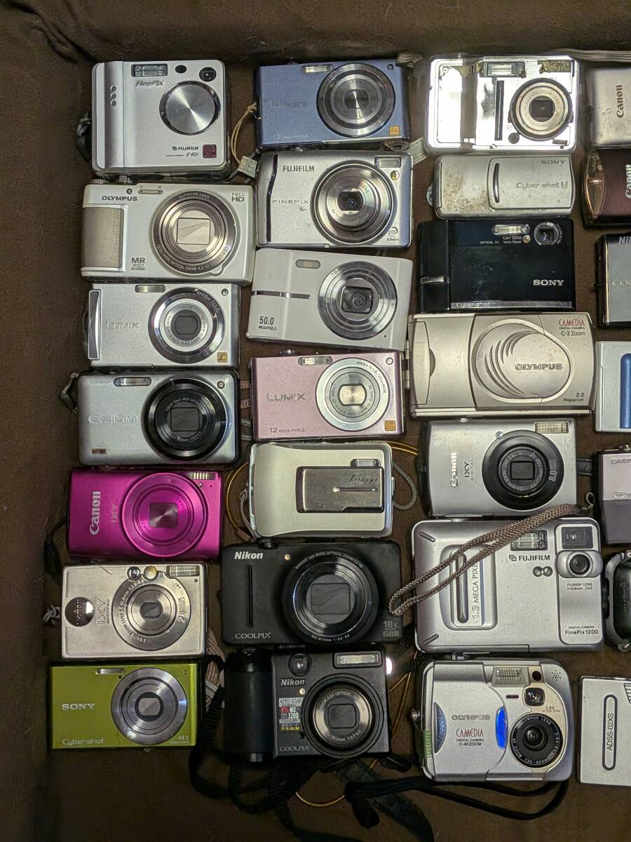 Canon.RICOH.Nikon.OLYMPUS.SONY.FUJIFILM.Kodak.CASIO.Panasonic,その他デジタルカメラ、ジャンク品34点拍卖