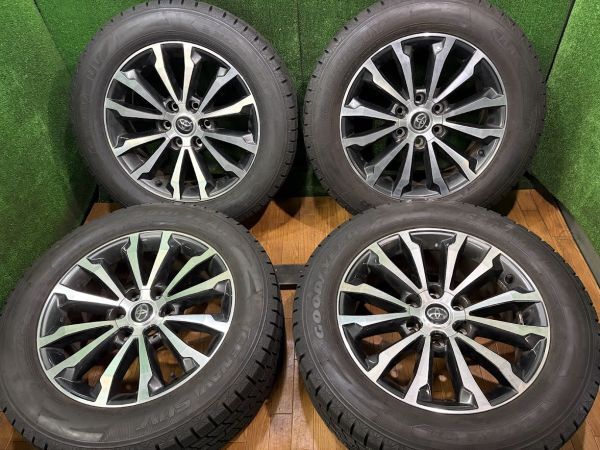トヨタ ランクル プラド 150系 TZ-G グッドイヤー アイスナビSUV 265/55R19 純正アルミホイール付き 4本 7.5J ET25/6H 139.7拍卖